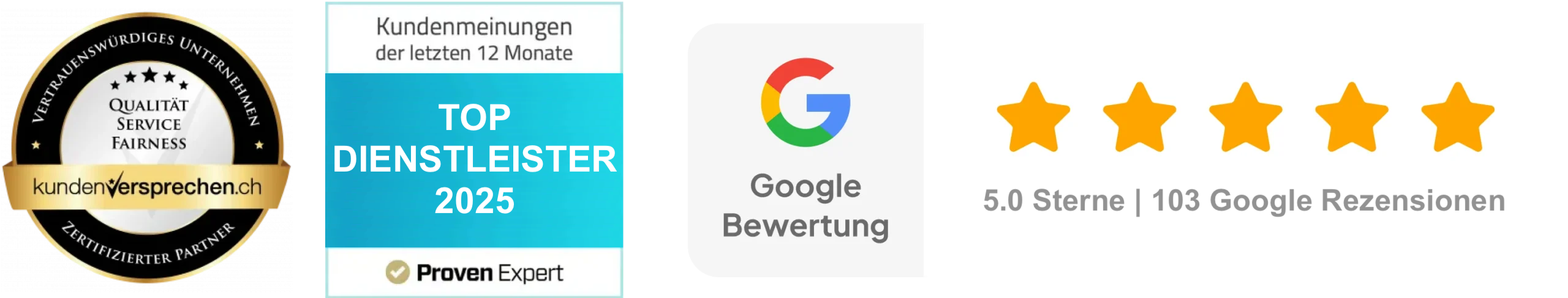 Clean & Umzug Profis - Top Dienstleister 2025, 5.0 Sterne - 103 Google Rezensionen